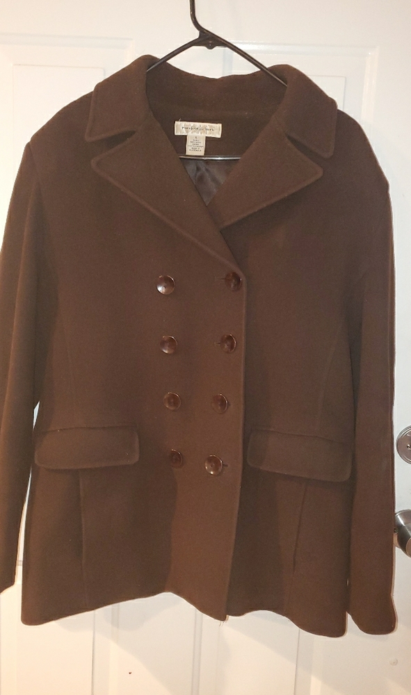 Classic Preston and York Waist-length Pea Coat